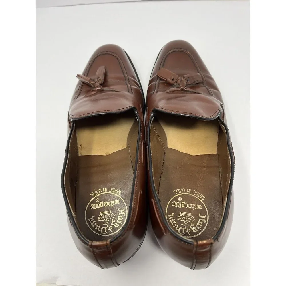 Haig and‎ Dunn Ltd Vintage Brown Leather Almond Toe Men's Dress Shoe Size 11M